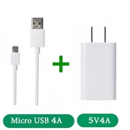 ชุดชาร์จ OPPO VOOC SET สายชาร์จ Micro USB 1M+หัวชาร์จ 5V4A สาย Micro USB รองรับ R15 R11 R11S R9S A77 A79 A57 R9 DL118 A83 สินค้ารับประกันจาก OPPO มีการรับประกัน 1 ปี