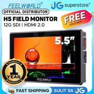 FEELWORLD H5 5.5" 1200nits Touch Display HDMI SDI Camera Field Monitor for Live Streaming Broadcast
