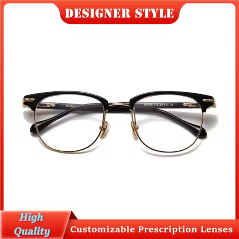 Global Trade 9999 Same Style M2048 Japanese Designer Titanium Glasses Frame Men Women Eyeglasses Fra