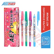 Pulpen Standard AE7 Dream [1 Pack] / Pulpen 1 Pack Standard Bermotif / Ballpoint 1 Pack / Pulpen Sta