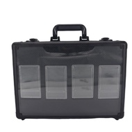 Aluminum Alloy Four-Slot Grading Card Case with Handle PSA/BGS Card Storage Box Strong Card Brick St