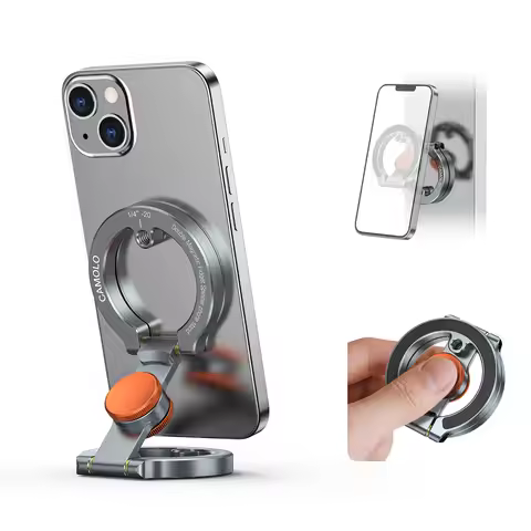 CAMOLO MG-11 Dual Side Magnetic Cell Phone Bracket For iPhone 17 16 15 14 13 12 Android Smartphone S