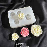 DA Duole DIY Crystal AB Epoxy Three-Dimensional Flower Rose Camellia Lotus Leaf Silicone Mold