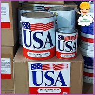 ◮ ♆ ✻ Epoxy Primer Gray High Impact Resistance 1 Gallon SET  Tough 4 Liters SET Domino Unitek USA W