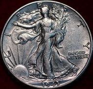 美國 USA Walking Liberty 50 cents - 1943 (UNC) 銀幣