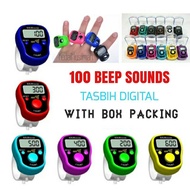 Digital Tasbih LED Display AND Beep Sound Finger Hand Tally Counter Gift