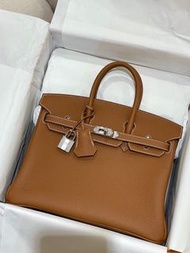 Hermes Birkin 25 Gold Togo PHW G