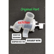 SHARP WASHING MACHINE DRAIN VALVE COMPLATE SET ESS689 ESS788 ESS712 ESP689 ESP60 ESP65 ORIGINAL PART