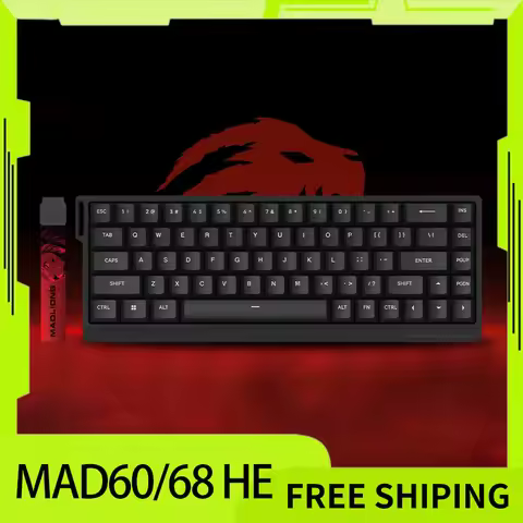 FGG Madlions Mad60 Mad68 He Mechanical Keyboard Magnetic Switch 8k Wired Rgb Hot Swap Custom Keyboar