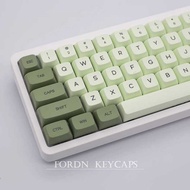 Matcha Full Set PBT Sublimation Mechanical Keycap MOA Cross Shaft Suitable for 61/64/68/84/87/104/10