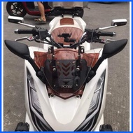 ◄ ✟ ⊕ HONDA PCX160 SET WINDSHIELD/BRACKET/CARBON SIDE MIRROR