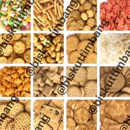 Biskut Timbang (Harga Borong) Coklat, Mini Chipsmore, Coco Crunch, Ikan, Koala Kids, Ketam