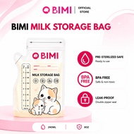 BIMI Baby Milk Storage Bag 240ml | 8oz x 25pcs (Convenient to travel use)