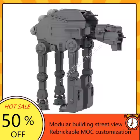 4098 parts AT-M6 Armored Walkers War Military MOC SpaceShip Battle Model Custom Puzzle Architecture 