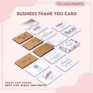 🇲🇾1pc Thank You Card Business Thank Card Kad Terima Kasih Gifts Gift Card Thank You Card Murah Boron
