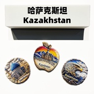 Kazakhstan Almaty Astana Aktau Tourist Souvenir Creative Magnetic Fridge Magnets Decorations