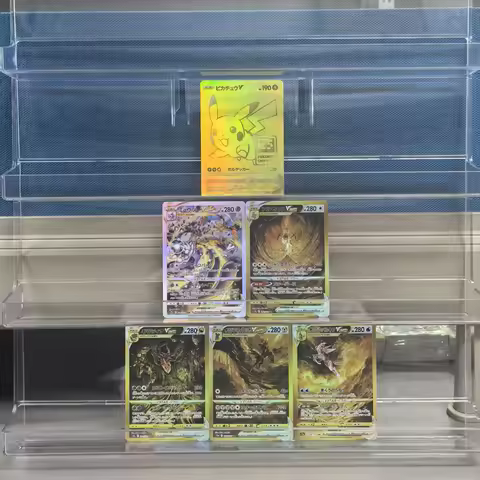 6Pcs Japanese Pokemon Collection Cards VSTAR 25TH Pikachu Mewtwo Giratina Dialga Arceus Palkia Class