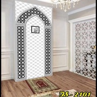 WALLAPER 3D - WALLPAPER CUSTOM MUSHOLA MOTIF MASJID - TOKOASMA