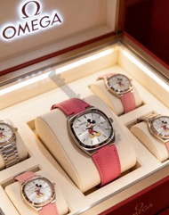 全新✅帶盒hkluxehk 🎁Omega 36mm Disney Donald Duck Mickey Mouse Quartz Watch