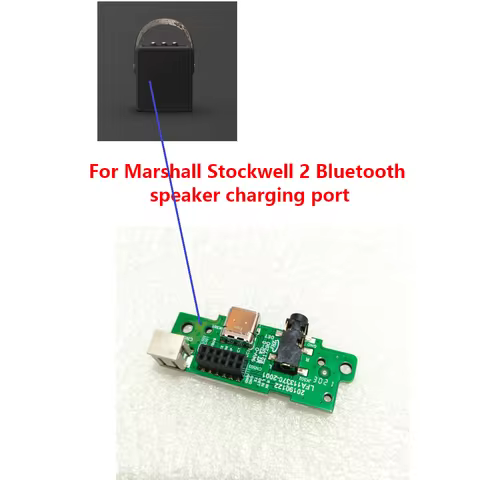 Original PCB spare parts For Marshall Stockwell 2 Bluetooth speaker charging port STOCKWELL II Repai