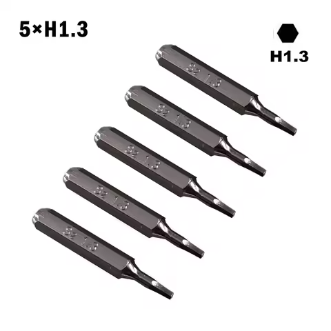 5pcs Hex Shank Screwdriver Bit H4×28mm Small H0.7 H0.9 H1.5 H2 H3 H4 Screwdriver Head 4mm For Hand R