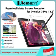 【✅SG Brand🔥】RICHMENT Paperfeel Matte Screen Protector for OnePlus Pad 3 / OnePlus Pad 3 Pro 13.2'' –
