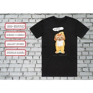 CARTOON PRINTING "WHY SO...SERIOUS BEAR" LOGO CASUAL T-SHIRT SHORT SLEEVE *UNISEX* BR087