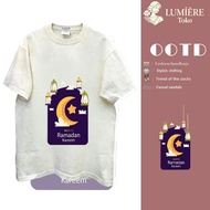 Shipped within 24 hours) ShopLumière|Women's Eid T-shirt 2026 Islamic Motif, Cool, Comfortable, Dail