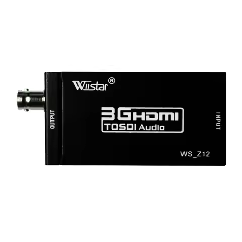 Mini 3G HDMI to SDI Converter Adapter Support HD-SDI / 3G-SDI Signals Showing on HDMI Display with P