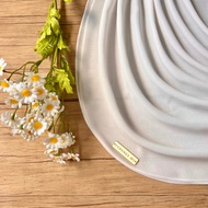 BAWAL HEAVY CHIFFON CURVE | BAWAL CURVE BIDANG 45 48 50 55 PUTIH OFF WHITE CREAM PURE WHITE TUDUNG A