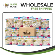 MELLO MINI SMALL REGULAR LARGE BIG MARSHMALLOWS (1BX =680GRAMS X 4PCS) HONLINE