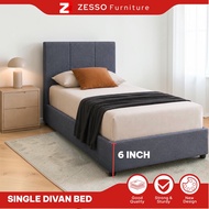 ZESSO SINGLE DIVAN 🔥MIA_Single Bed Frame / Divan Bed / Modern Bed frame / Katil Murah