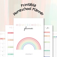 Printable Homeschool Planner Digital Download