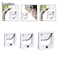 Vsenkes Large Cat Door for Cats Doggy for Interior Exterior Doors Weatherproof Gate