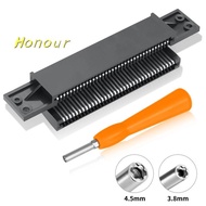 [Honour-t] NES Cartridge Slot, 72 Pin NES Connector With 3.8mm 4.5mm Screwdriver Bit For Nintendo Co