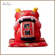 Chinese New Year 2024 Dragon Figurine Ceramic Piggy Bank Cartoon Souvenir Money Boxes for Birthdays 