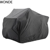 WONDE 4 Wheeler Quad Bike Storage Cover, Waterproof Heavy Duty ATV Cover, Basic Edition Windproof Bl