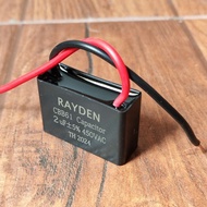 RAYDEN 1.5uF 2uF 450V CBB61 Fan Capacitor brand RAYDEN 1.5uf 450V Fan Capacitor
