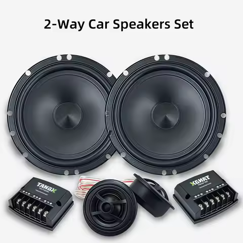 180W Car Speakers Set 6.5 Inch 2-Way Subwoofer Automotive Audio Speakers,4 Ohm High Pitch Suitable f