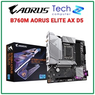 GIGABYTE B760M AORUS ELITE AX DDR5 Mainboard – Socket LGA1700 – mATX – WiFi + Bluetooth – Genuine
