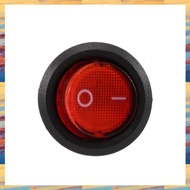 (ZWNA) Rocker Switch Bipolar ON OFF Red 3 Pins 220V