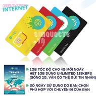 pass sim Joytel 2gb/ ngày - 5 ngày