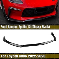 Front Bumper Spoiler Splitter Lip Lower Guard For Toyota GR86 2022 2023