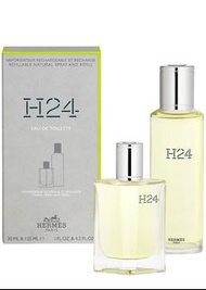 [缺貨] HERMES H24 Eau De Toilette  EDT 30ml + Refill 125ml set 淡香水套裝 男士香水 聖誕禮物