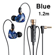 SPRISE New KT Wired Earphone Diamond With Mic Deep Bass Earfon Dynamic Karaoke Stereo In-Ear Headset