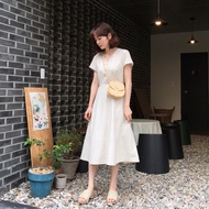 [2496] Loose White Dress