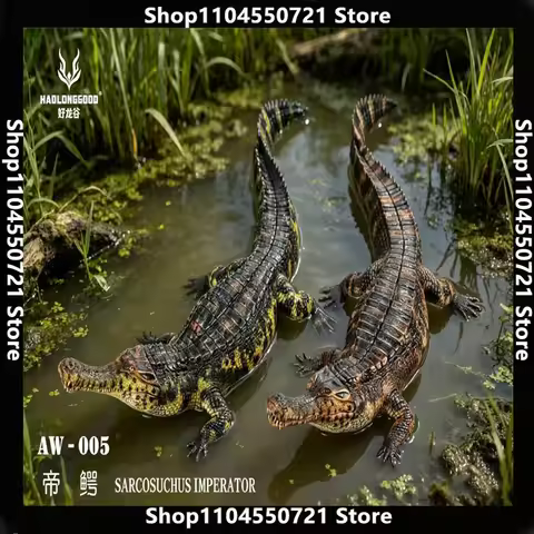 Genuine Haolonggood Sarcosuchus, Early Cretaceous African Prehistoric Animal 1/35 Scale Realistic Ex