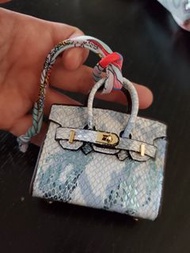 BJD 4分 6分娃 用 白色蛇紋手袋