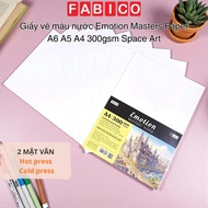 Pack of 10 Emotion Watercolor Paper Sheets A4 A5 A6 230gsm 300gsm Space Art