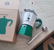 🇰🇷 韓國限定💢 BIALETTI x STARBUCKS ✨️ MOKA POT & COFFEE SCOOP SET 意大利摩卡壺 經典八角壺 limited edition